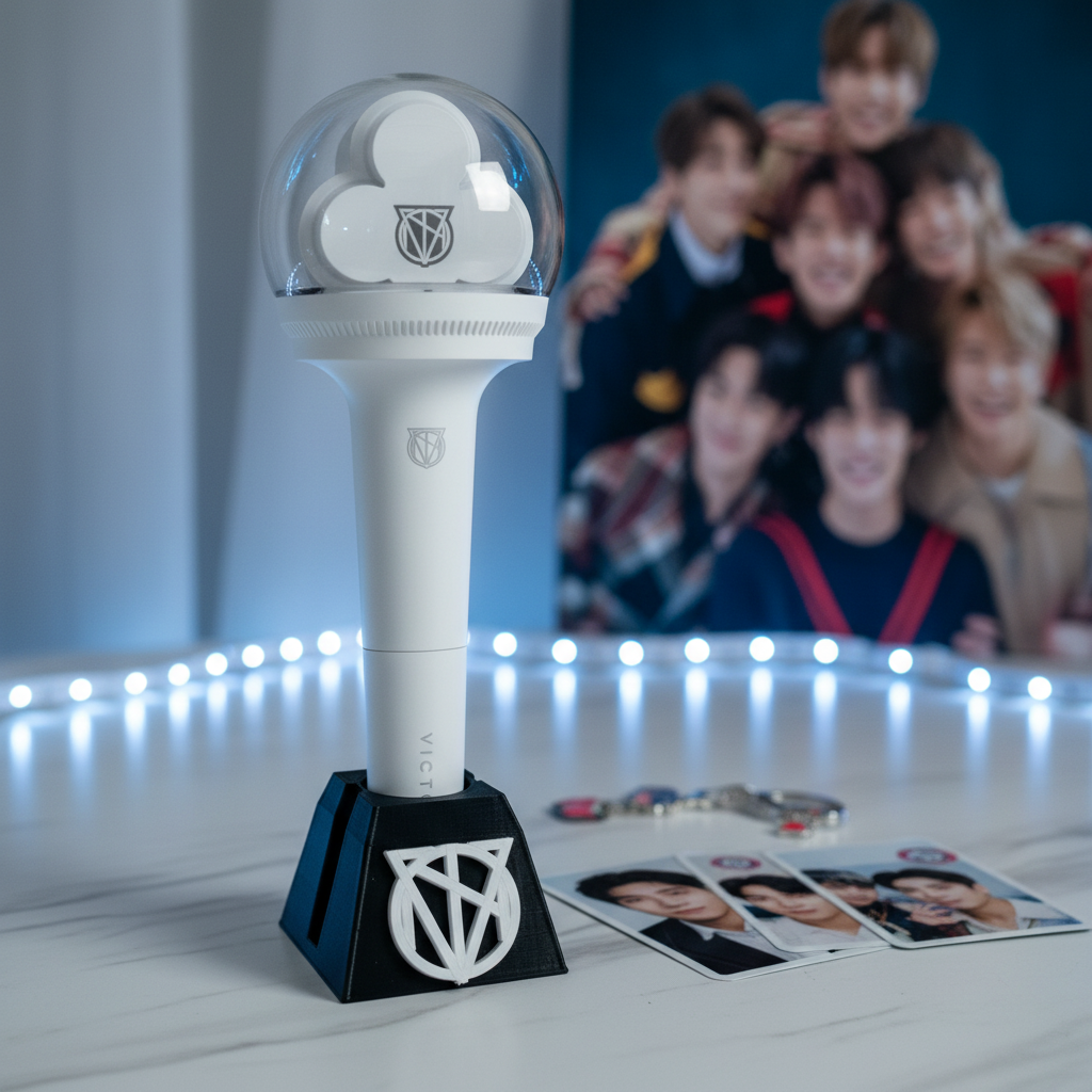 Viction Lightstick Holder Pyramid – K-Pop Fanmade Geschenkidee