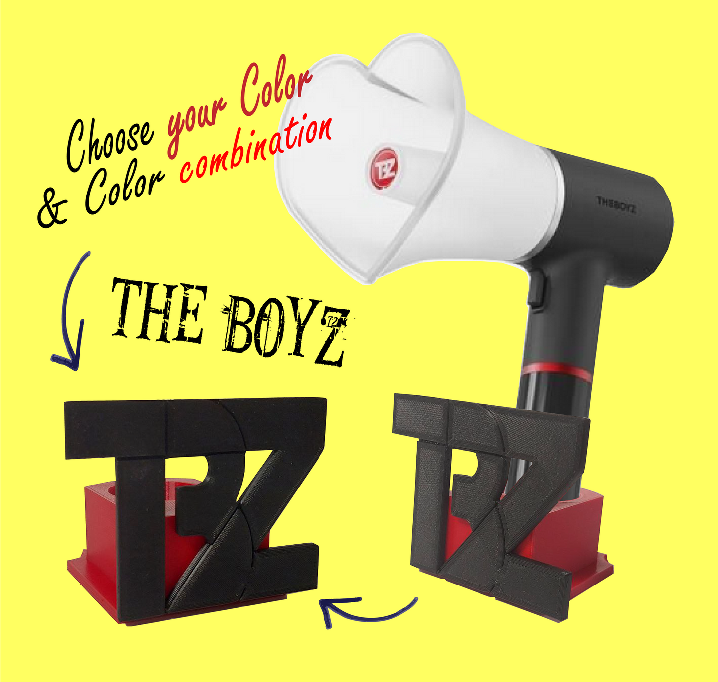 The Boyz Lightstick holder für Lightstick, Fanmade Kpop Geschenkidee