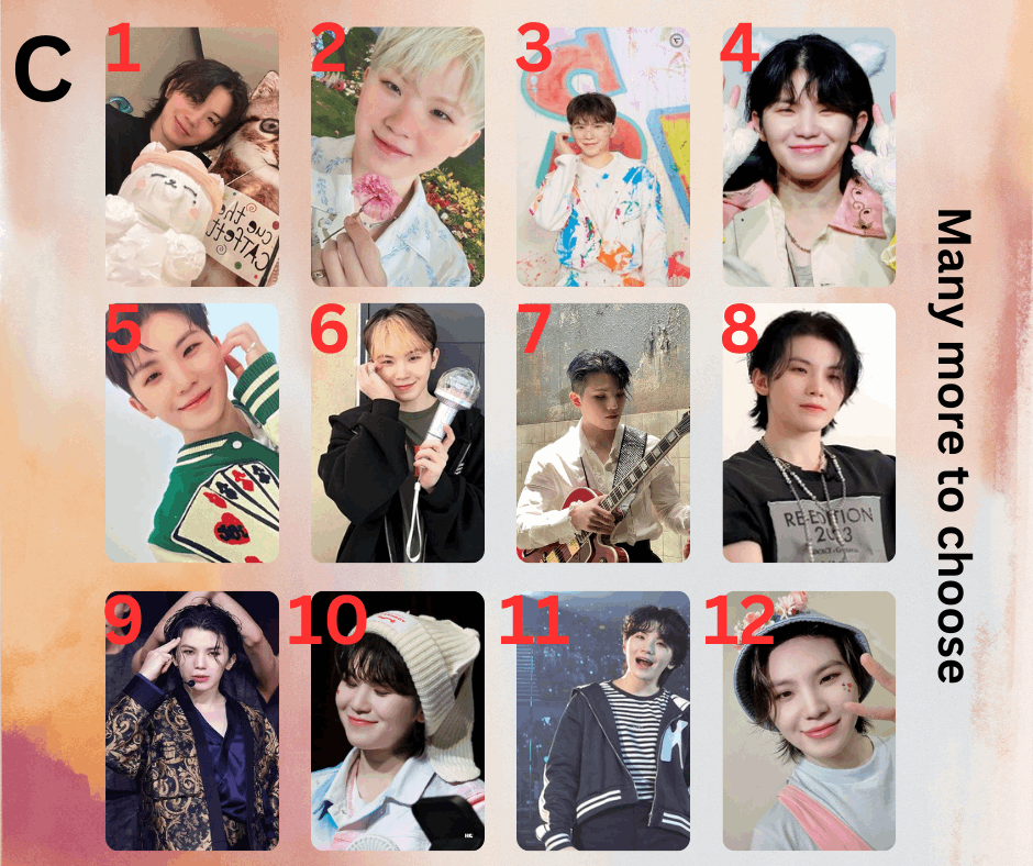 Seventeen Woozi Photocard, Handmade, Kpop, Carat Sammelkarten