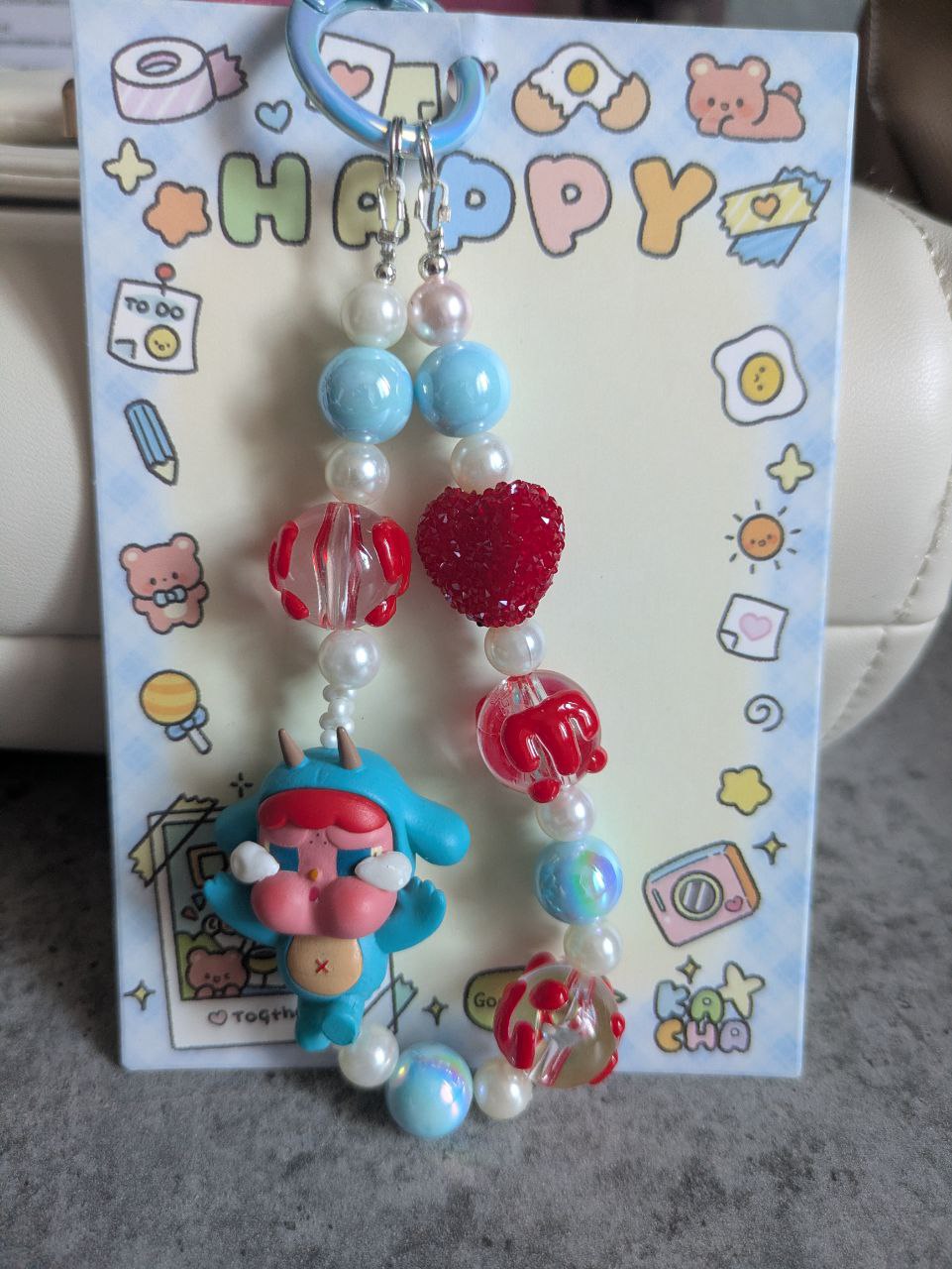 Cute Teufel CryBaby Design Handykette & Taschenanhänger: Der süße kleine Anhänger