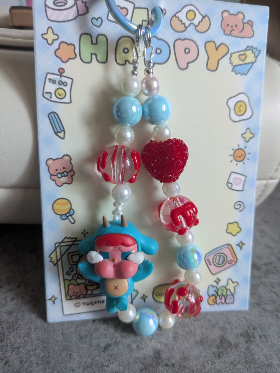 Cute Teufel CryBaby Design Handykette & Taschenanhänger: Der süße kleine Anhänger