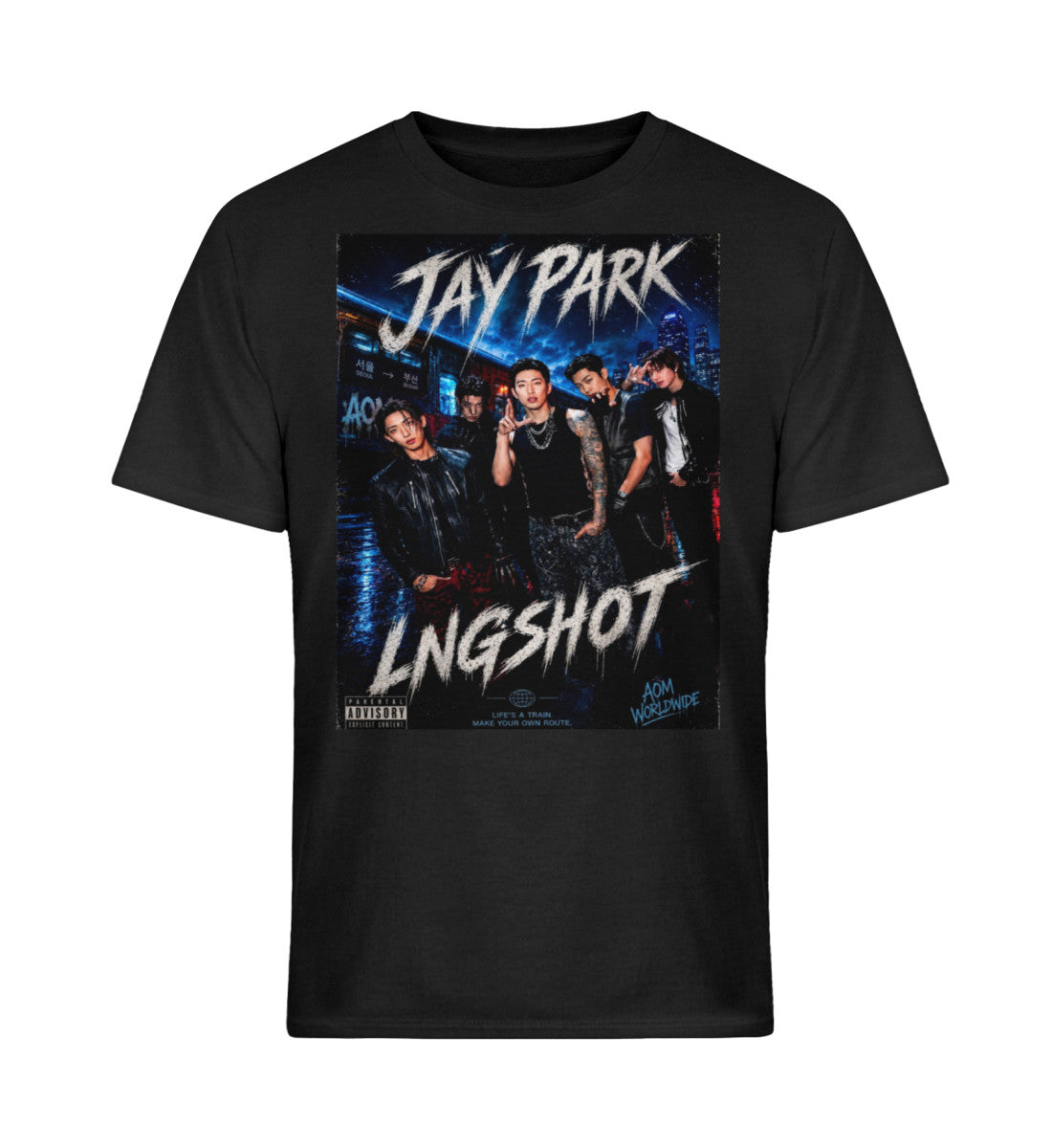 Black-Jay Park x LNGSHOT Unisex T-Shirt – K-Pop SHOTTIES Fanmade | S–5XL