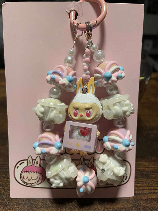 Monster Labubu Love Tv Design Handykette & Taschenanhänger: Der süße kleine Anhänger