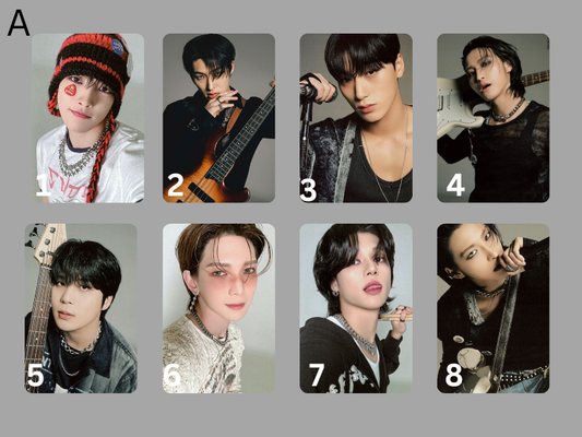 Ateez Photocard, Handmade, K-Pop, Sammelkarten