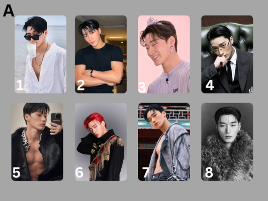 Ateez San Fanmade Fotokarten, K-Pop Handmade Ateez PCs