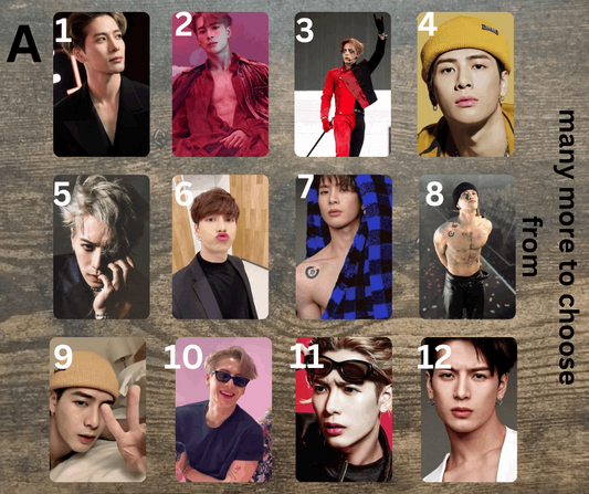 Jackson Wang  Photocard, Handmade, Kpop Sammelkarten. Team Wang