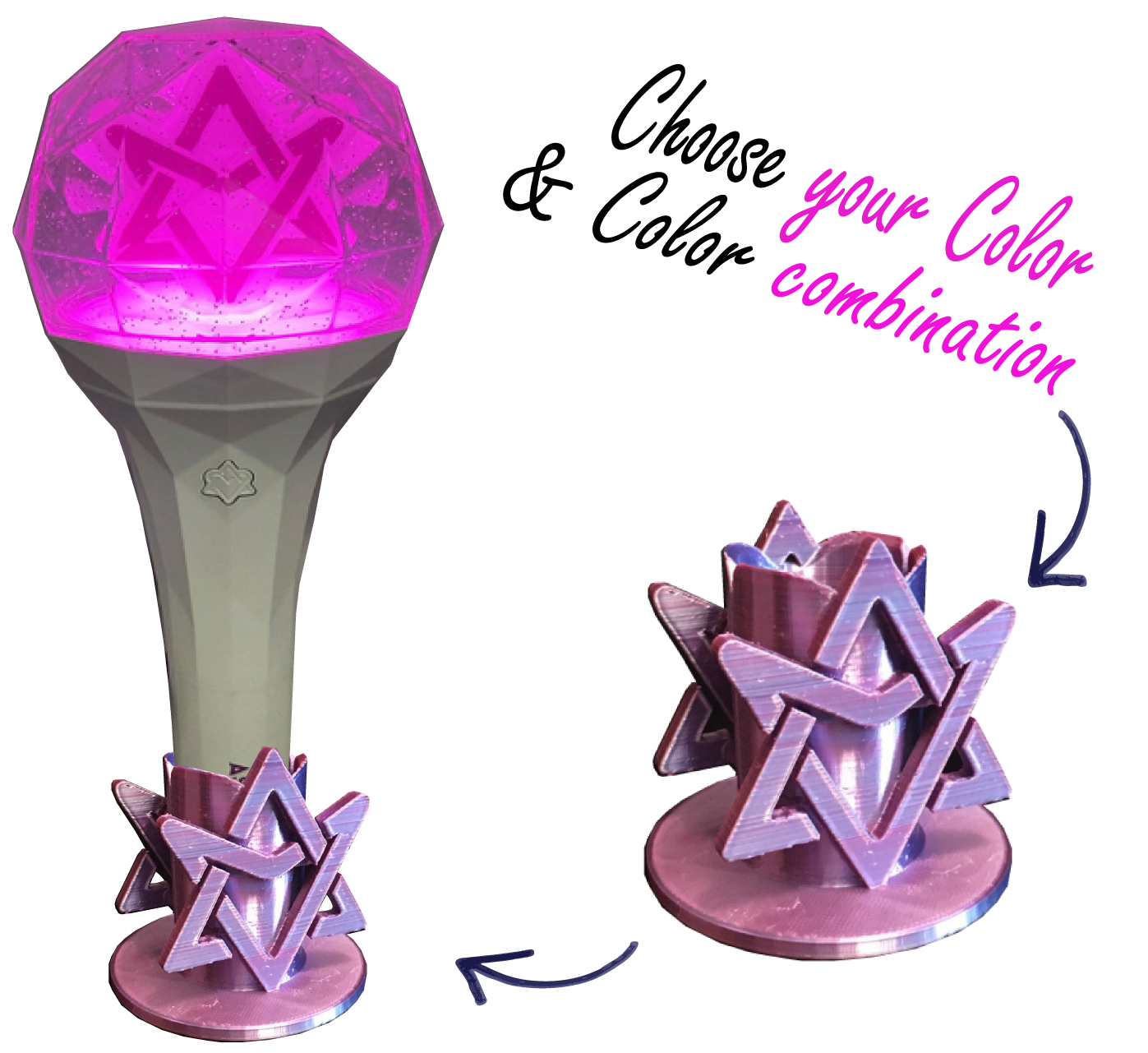 K-Pop Astro Lightstick Holder – Fanmade für Aroha