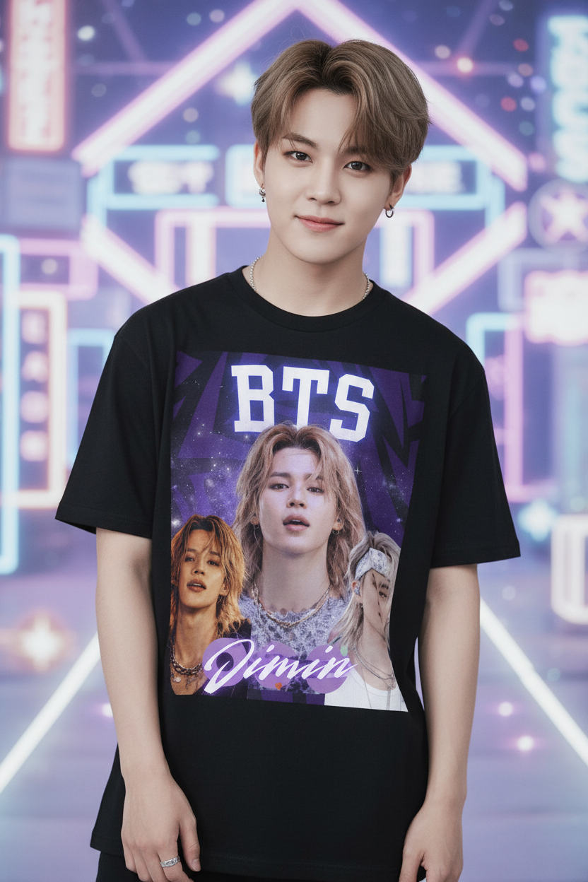 Jimin BTS Unisex T-Shirt V3 – K-Pop Army Fanmade | S–5XL