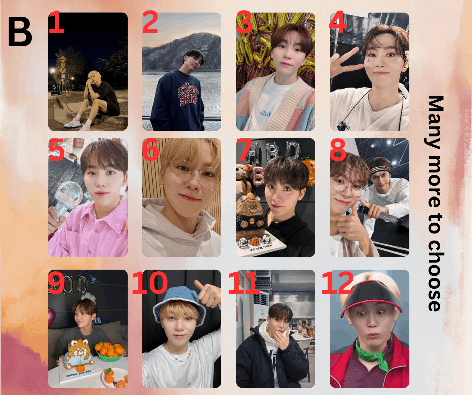 Seventeen Seungkwan Photocard, Handmade, Kpop, Carat Sammelkarten