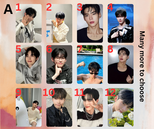 Zerobaseone Photocard Hanbin, Handmade PCs, Kpop