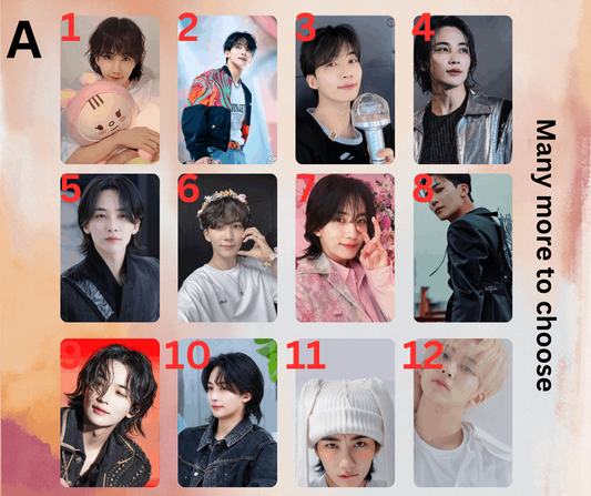 Seventeen Jeonghan Photocard, Handmade, Kpop, Carat Sammelkarten