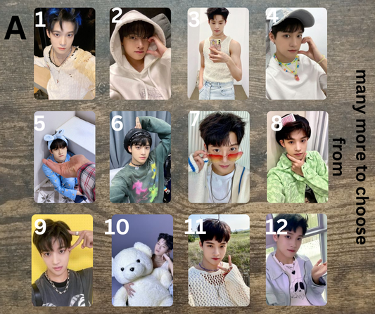 Xikers Junmin Photocard, Fotokarten, Handmade, K-Pop, Sammelkarten, PC