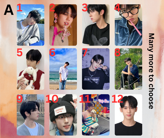 Zerobaseone Photocard Han Yujin, Handmade PCs, Kpop