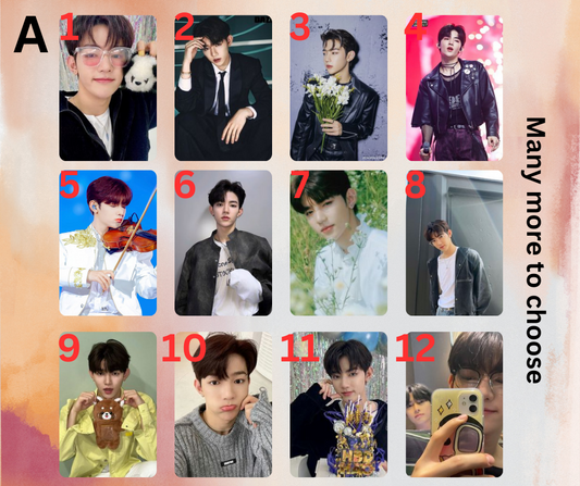 Zerobaseone Zhang Hao Photocard, Handmade PCs, Kpop
