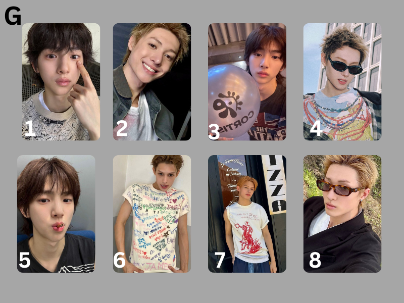 Cortis  Photocard, Handmade, K-Pop, Sammelkarten