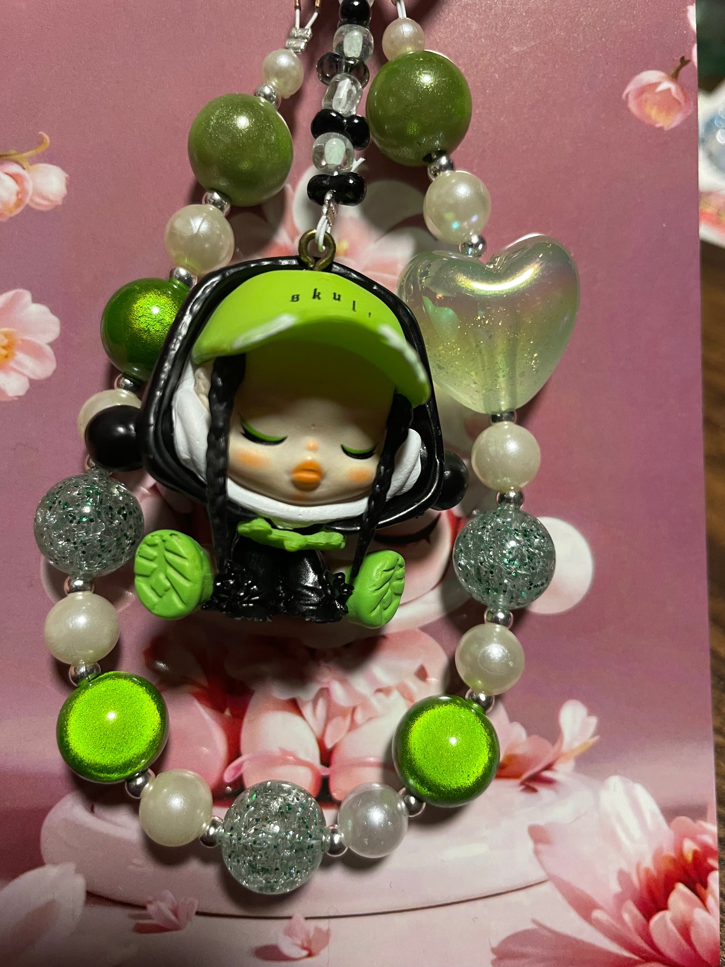 SkullPanda Design Green Design Handykette & Taschenanhänger: Der süße kleine Anhänger