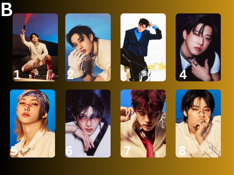 Stray Kids  KARMA Photocard, Handmade, K-Pop, Sammelkarten Lomo Card