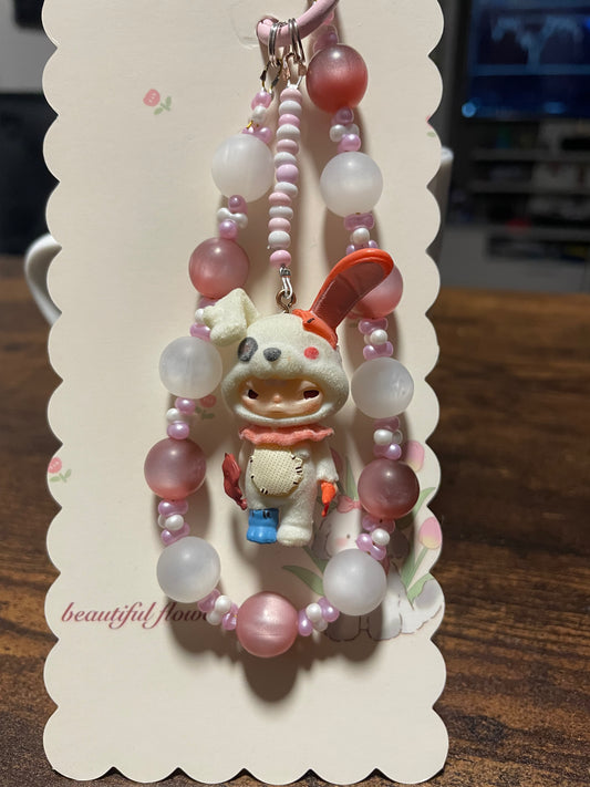 Hirono Bunny Design Handykette & Taschenanhänger: Der süße kleine Anhänger