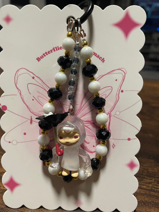 Hirono black  Design Handykette & Taschenanhänger: Der süße kleine Anhänger