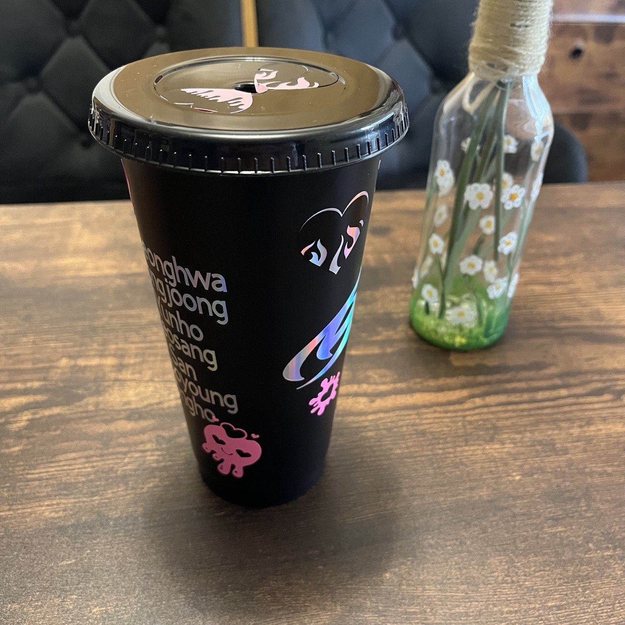 K-Pop drinking cup with straw – perfect for summer! Enhypen, Ateez, Seventeen, Straykids, Oneus, BTS