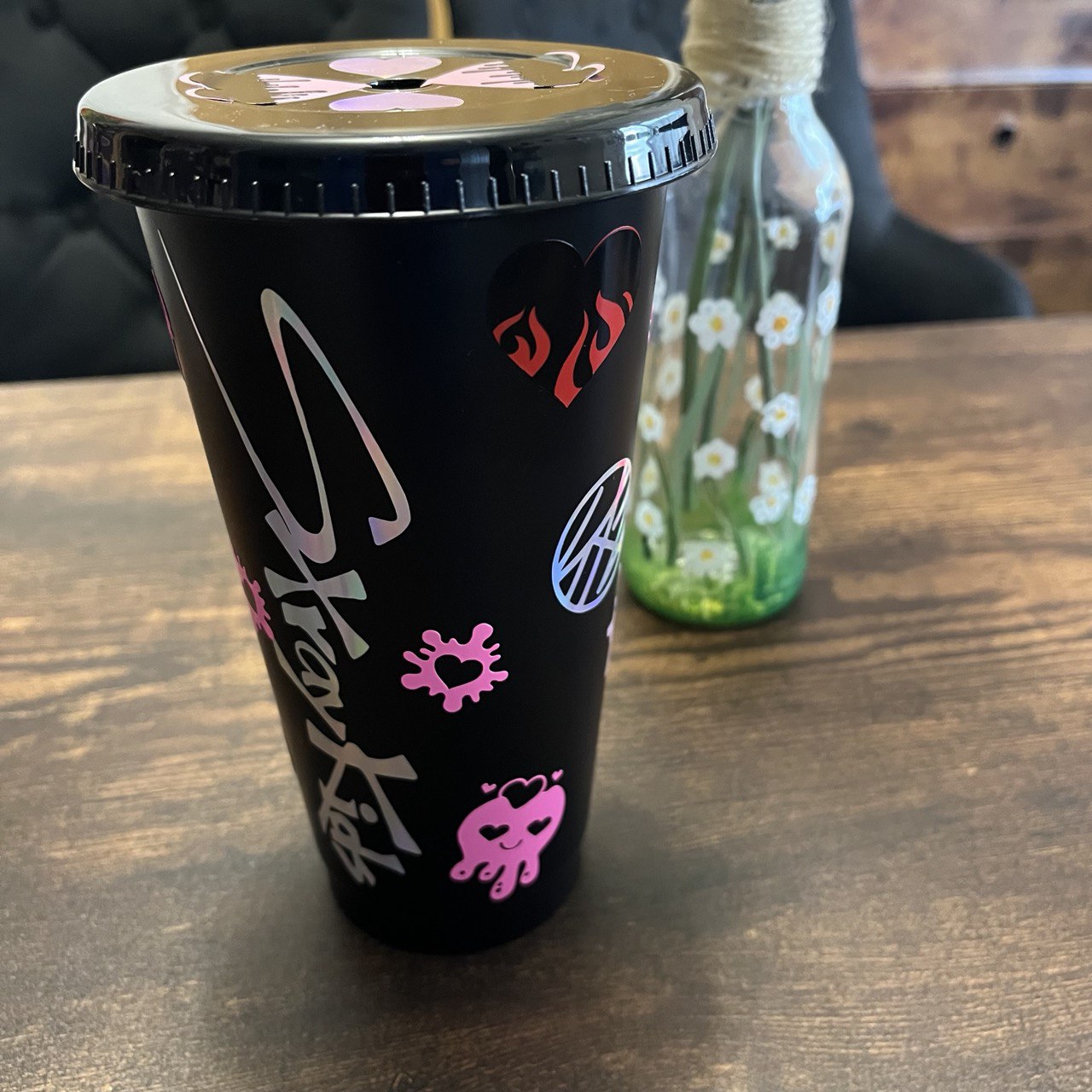 K-Pop drinking cup with straw – perfect for summer! Enhypen, Ateez, Seventeen, Straykids, Oneus, BTS