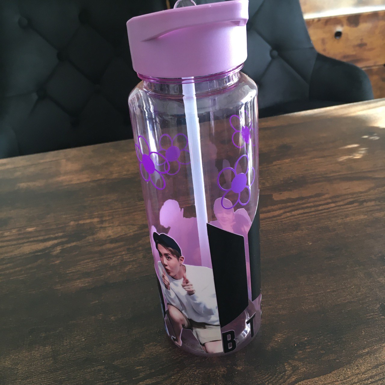 K-Pop Trinkflasche 690 ml – Perfekt für den Sommer! StrayKids, BTS Army Fanmade