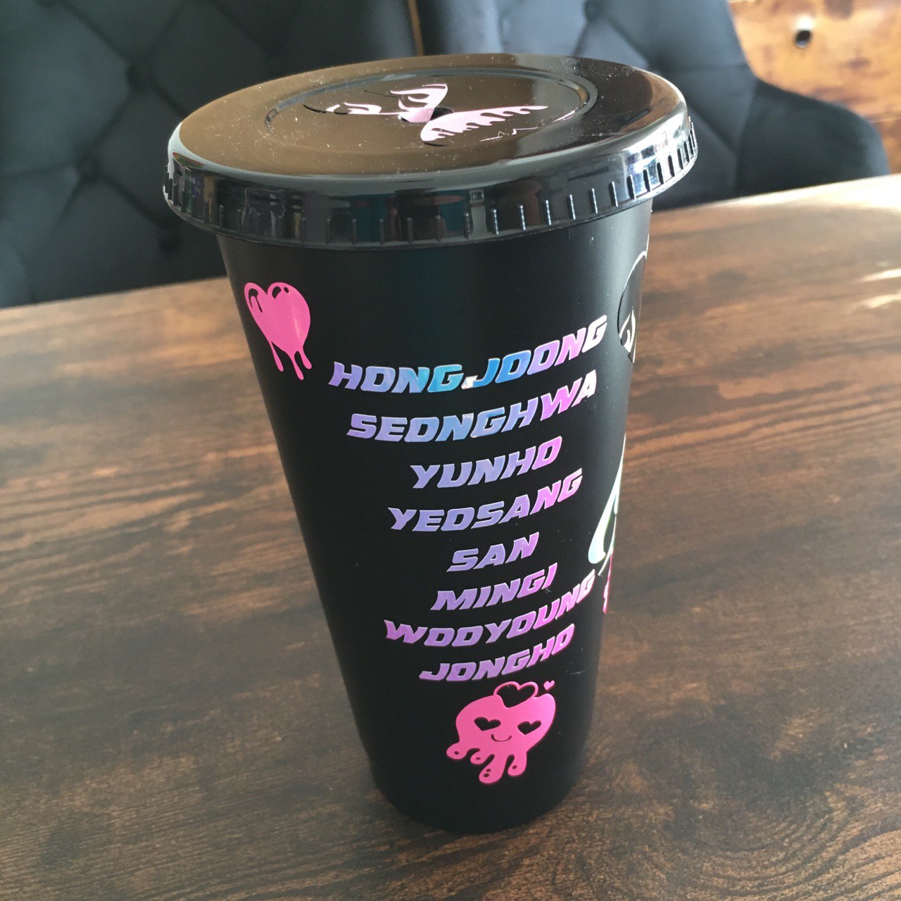 K-Pop drinking cup with straw – perfect for summer! Enhypen, Ateez, Seventeen, Straykids, Oneus, BTS