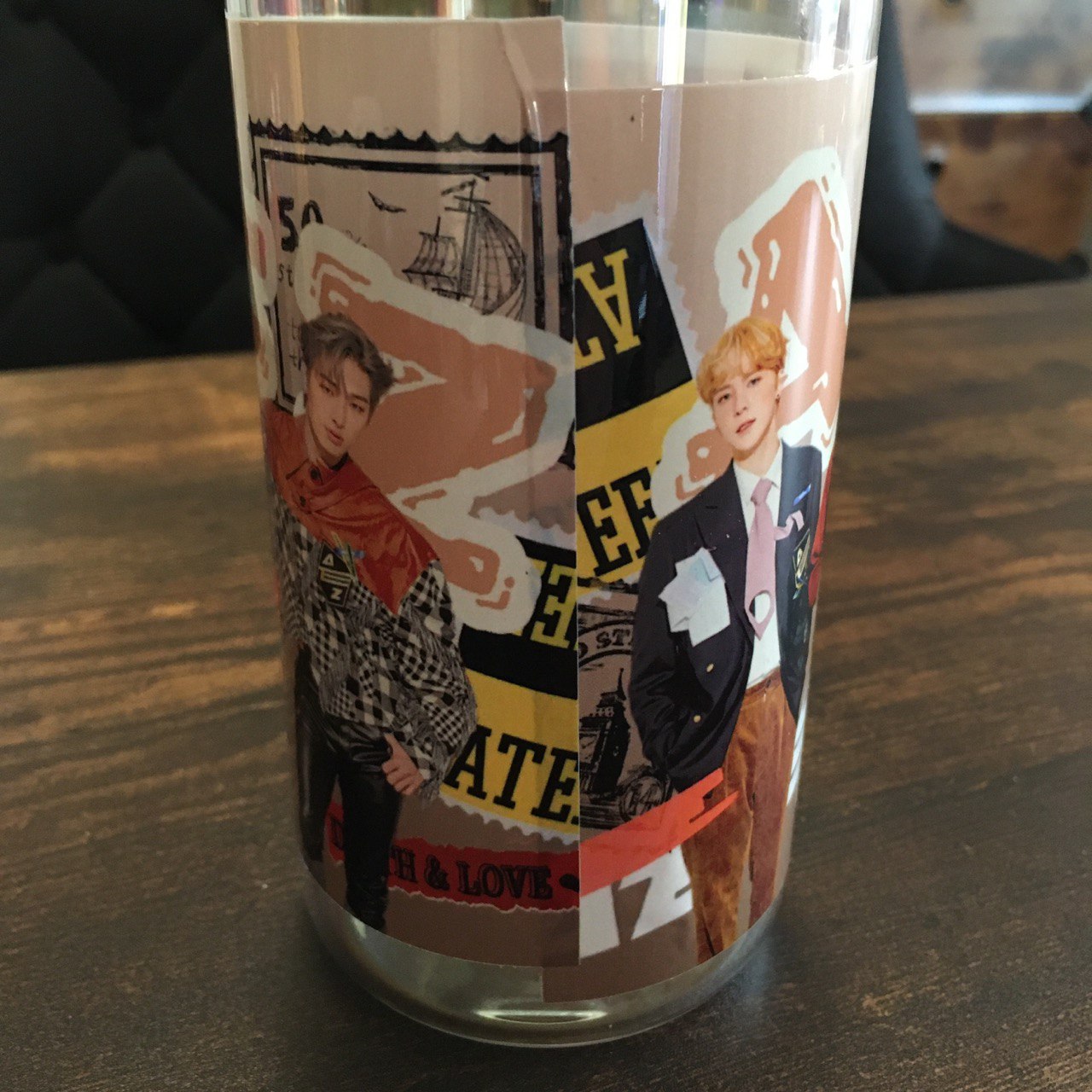 K-Pop Fanmade Drinking Glass – Perfect for Summer 16oz! Ateez, Bts,Jungkook, Jimin, NewJeans, bt21