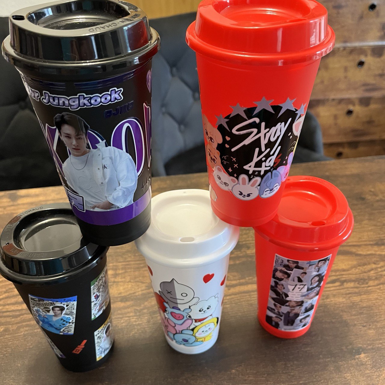 K-Pop Coffee Mugs – Perfect for Summer - Enhypen,Skz Felix, Straykids, Jungkook,AugustD