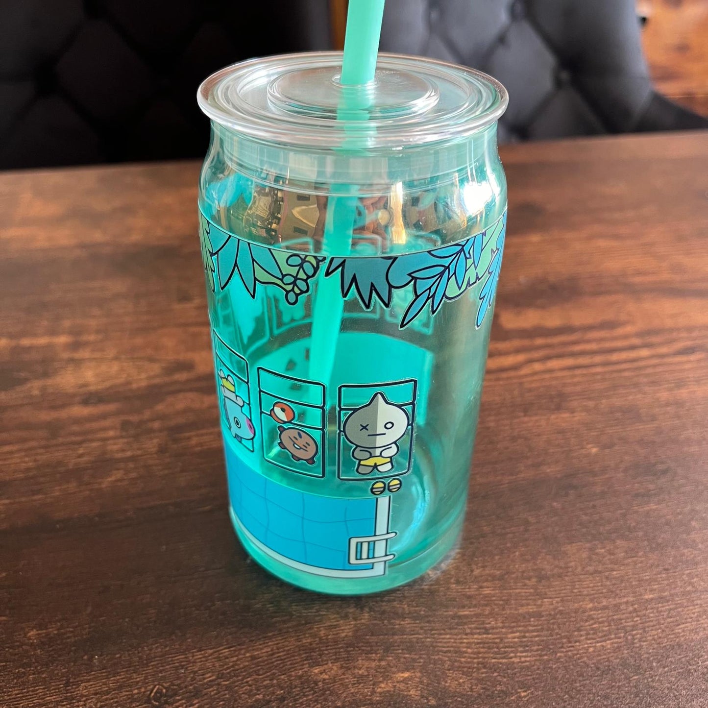 K-Pop Fanmade Drinking Glass – Perfect for Summer 16oz! Ateez, Bts,Jungkook, Jimin, NewJeans, bt21