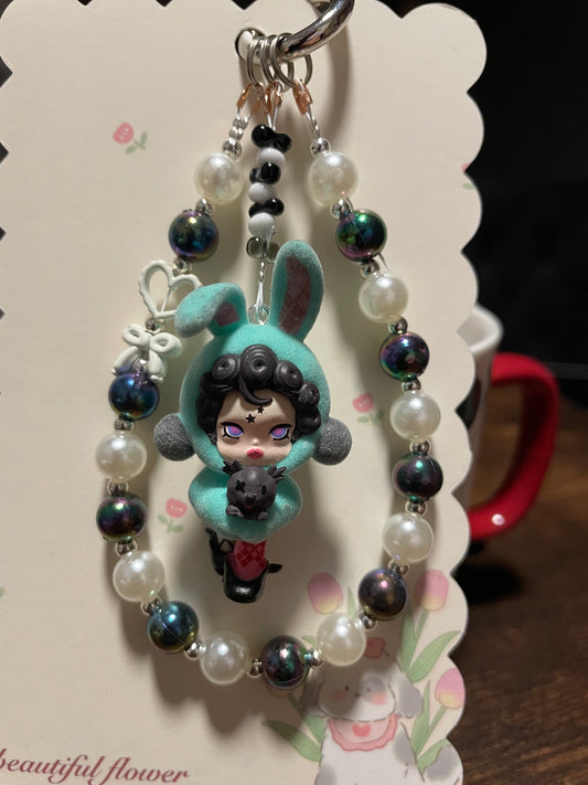 SkullPanda Design Handykette & Taschenanhänger: Der süße kleine Anhänger