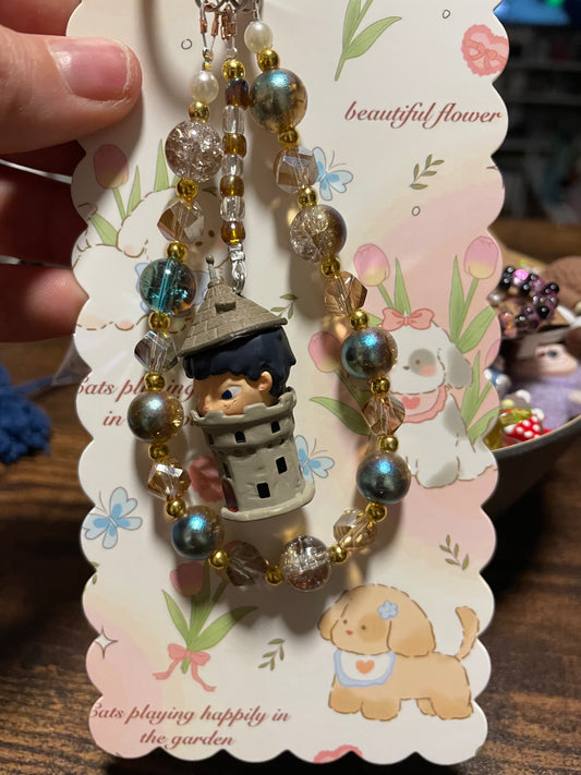 Hirono Turm Design Handykette & Taschenanhänger: Der süße kleine Anhänger