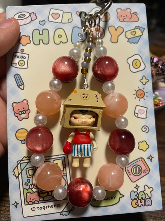 Hirono Haus Design Smartphonekette & Taschenanhänger | Süße kleine Anhänger