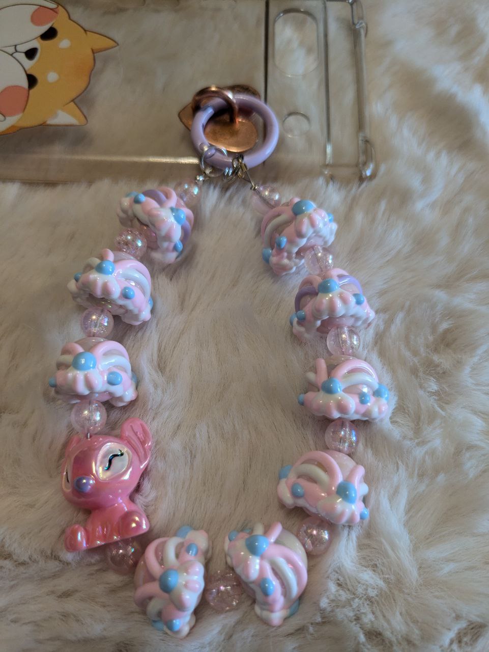 Cute Angel Stitch Frinds Phonechain, Taschen und Keychain