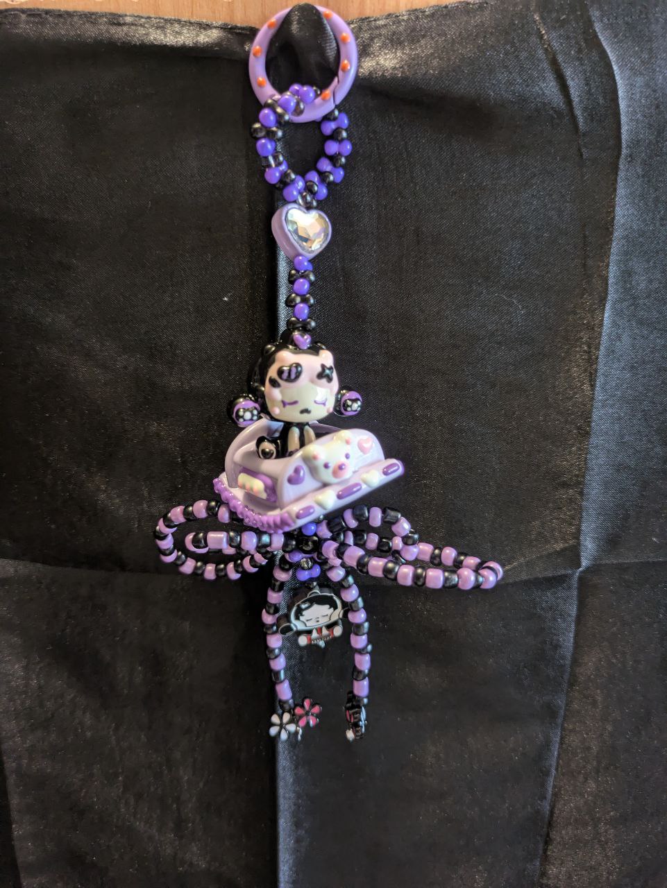 Purpel SkullPanda Phonechain, Taschen und Keychain