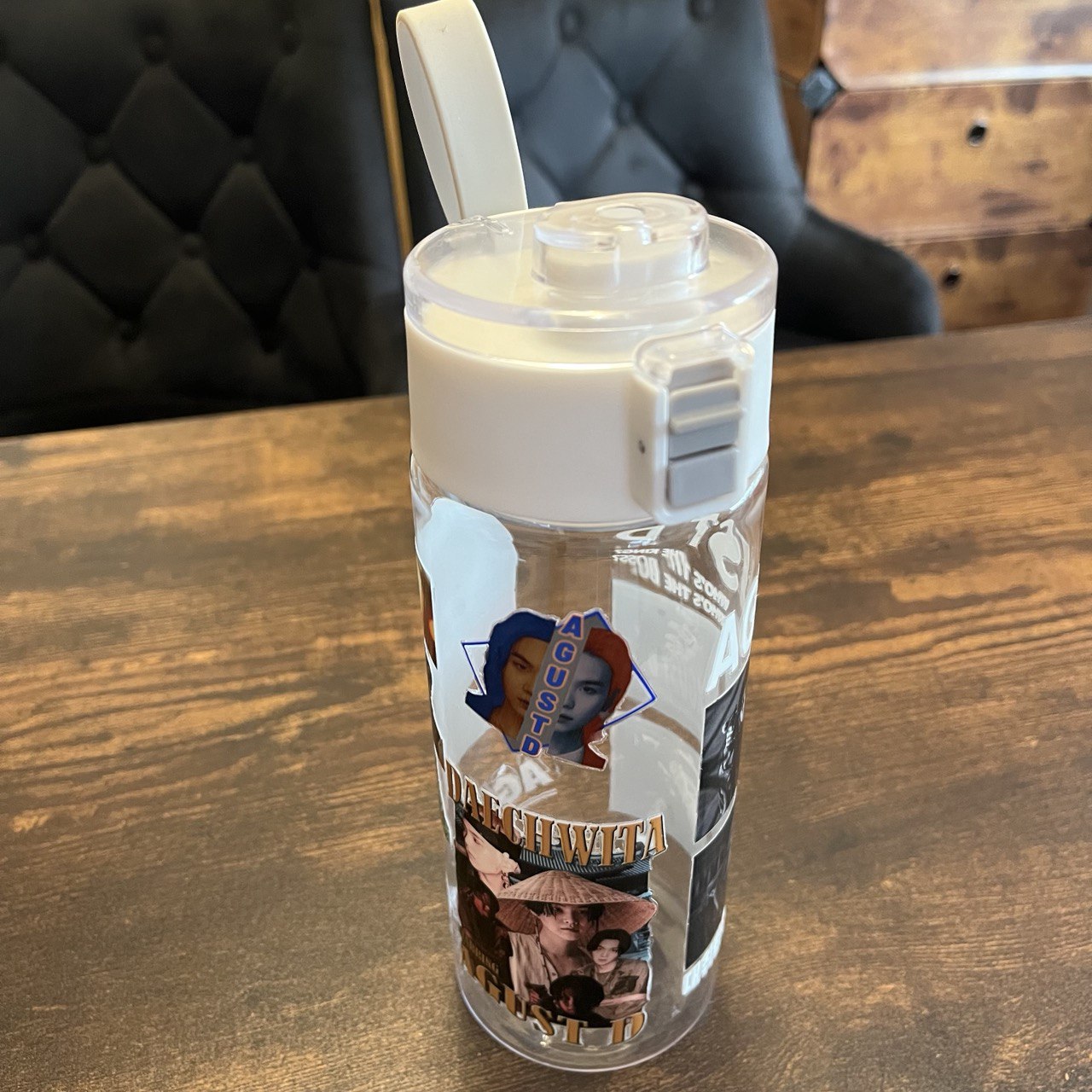 K-Pop Trinkflasche Agust D – Perfekt für den Sommer! BTS Army Fanmade