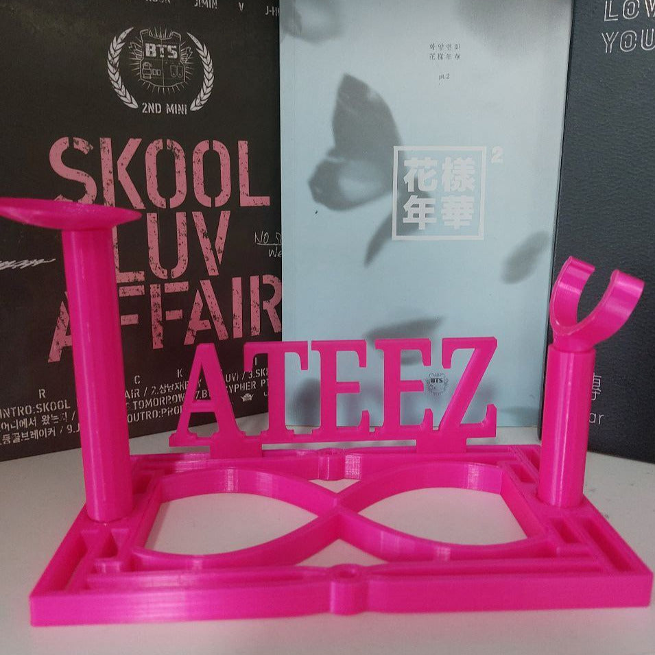 Ateez Lightstick holder Sanduhr für alle Versionen, K-Pop Atiny Lightiny Fanmade-Halter