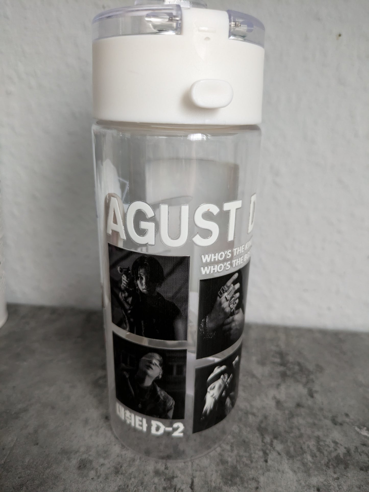 K-Pop Trinkflasche Agust D – Perfekt für den Sommer! BTS Army Fanmade