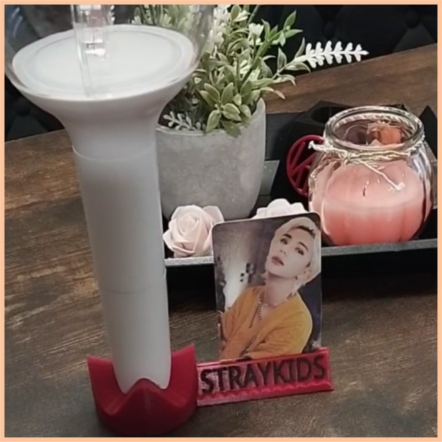 Straykids Nachimbong Lightstick holder für alle Versionen + integrierten Photocard holder