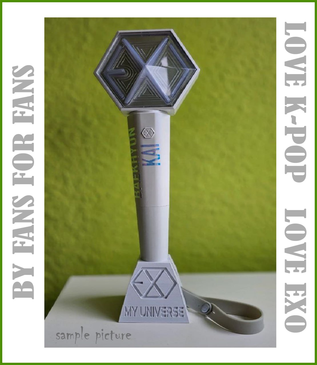 Customized ATEEZ Kpop Lightstick Holder for All Versions, Atiny Fanmade, Gift Idea, LIGHTINY Stand, Selfmade