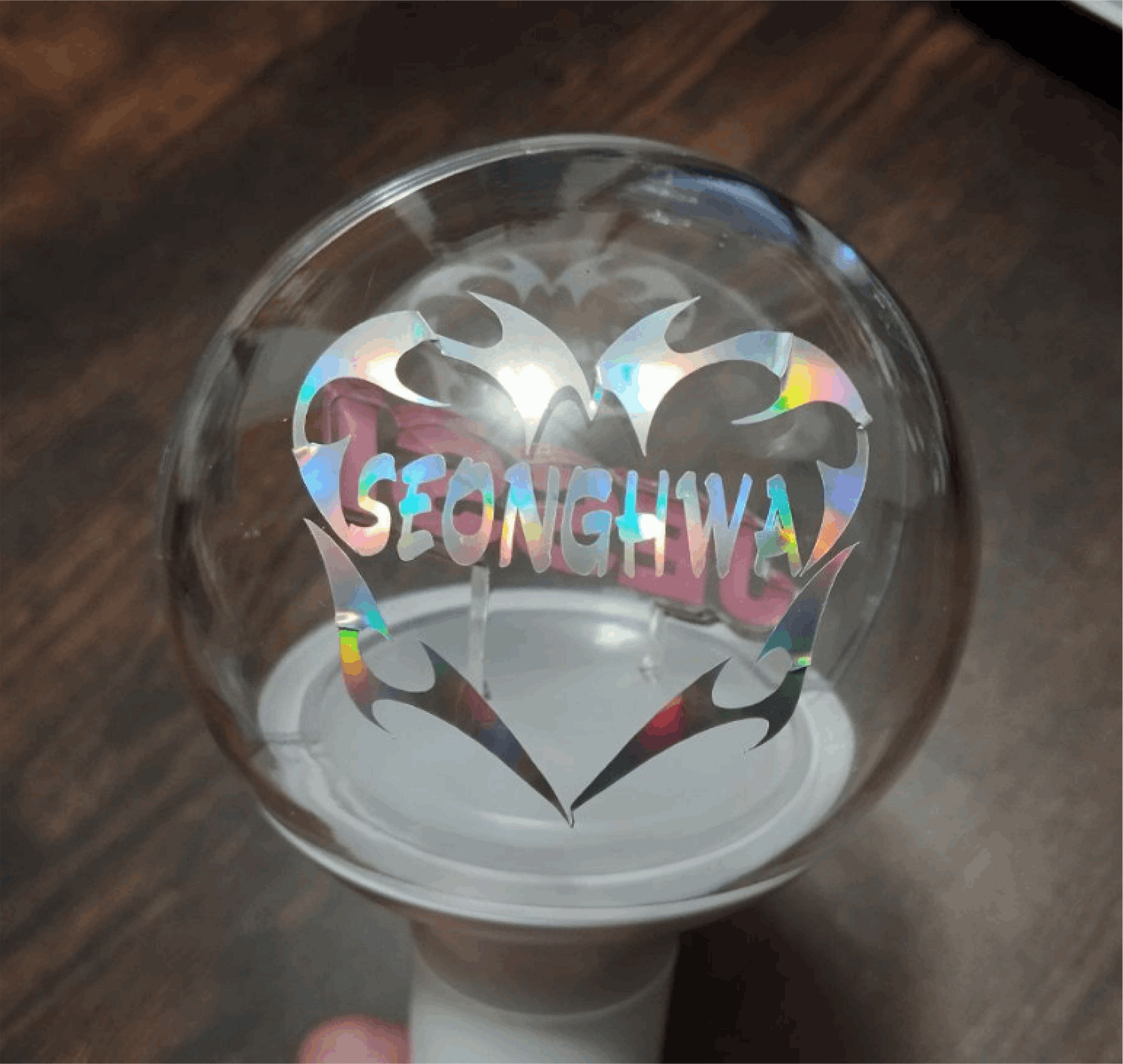 Ateez K-Pop Members Holo Aufkleber Vinyl, Lightstick Sticker, Autoaufkleber, Laptopsticker