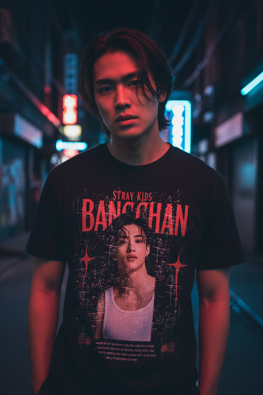 Stray Kids Bangchan Unisex T-Shirt – K-Pop Fanmade Geschenkidee (S–5XL)