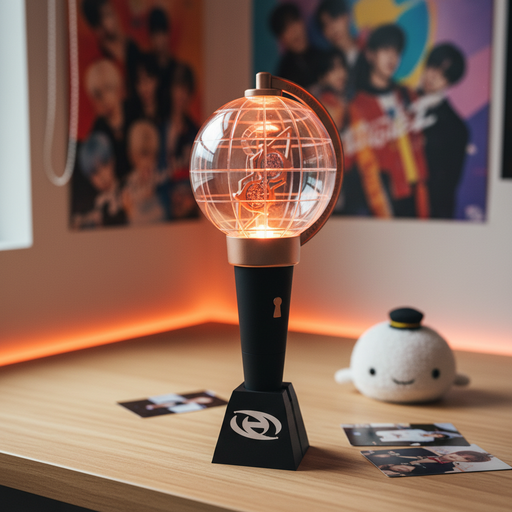 Ateez Lightstick Holder Pyramid– K-Pop Atiny Lightiny Fanmade Geschenkidee