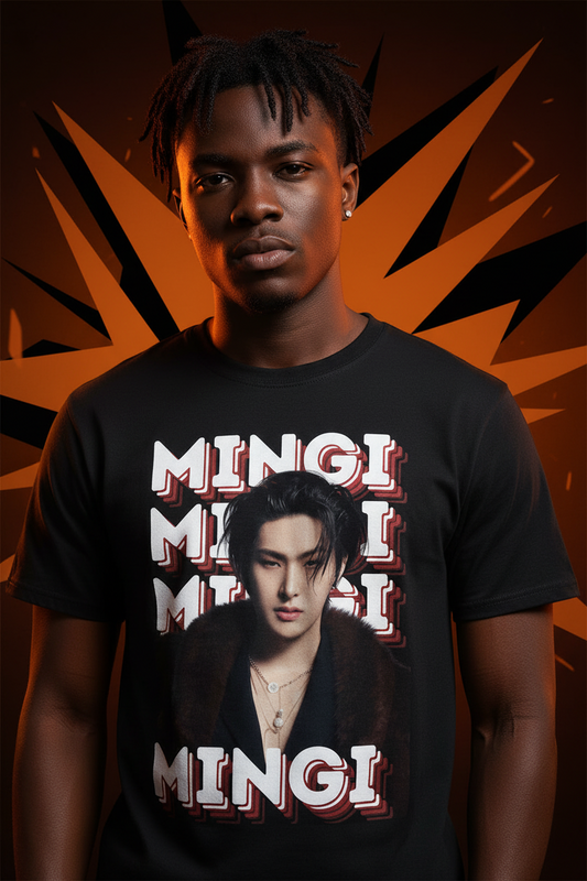 Ateez Mingi Unisex T-Shirt – K-Pop Atiny Fanmade Geschenkidee