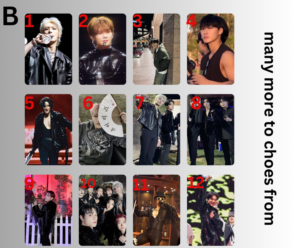 Ateez Coachella 2024 Photocard, K-Pop, PCs Sammelkarten Ateez, Handmade