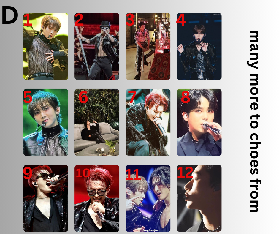 Ateez Coachella 2024 Photocard, K-Pop, PCs Sammelkarten Ateez, Handmade