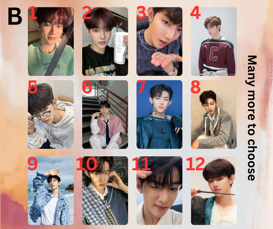 Zerobaseone Zhang Hao Photocard, Handmade PCs, Kpop