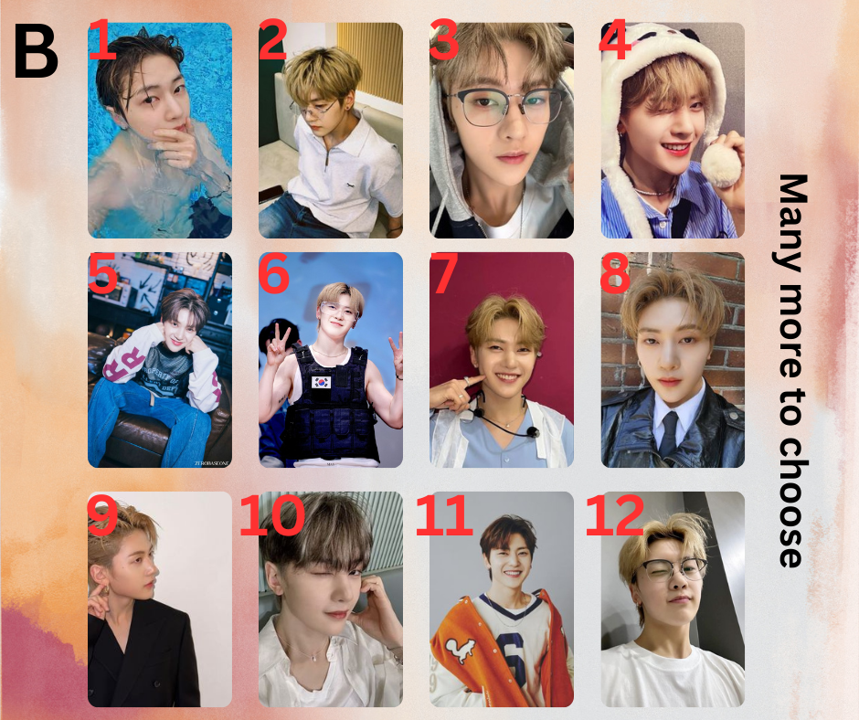 Zerobaseone Matthew Photocard, Handmade PCs, Kpop, zb1