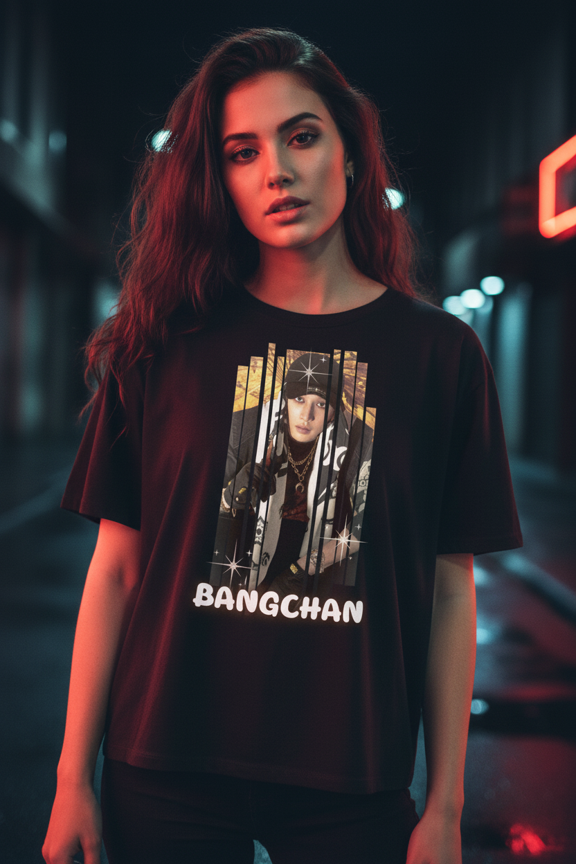 Bangchan Unisex T-Shirt – K-Pop Stray Kids Stay Fanmade Geschenkidee (S–5XL)