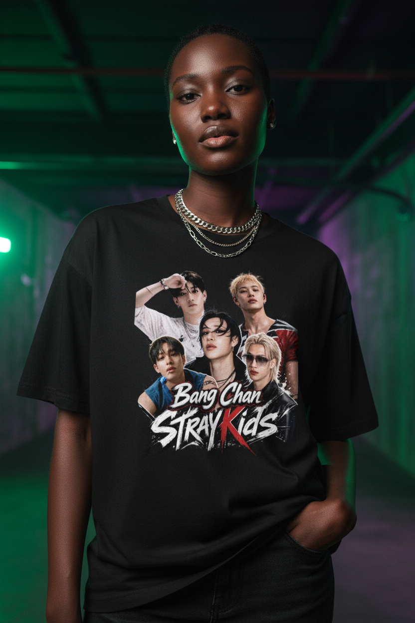 Bang Chan Stray Kids Unisex T-Shirt – K-Pop STAY Fanmade | S–5XL